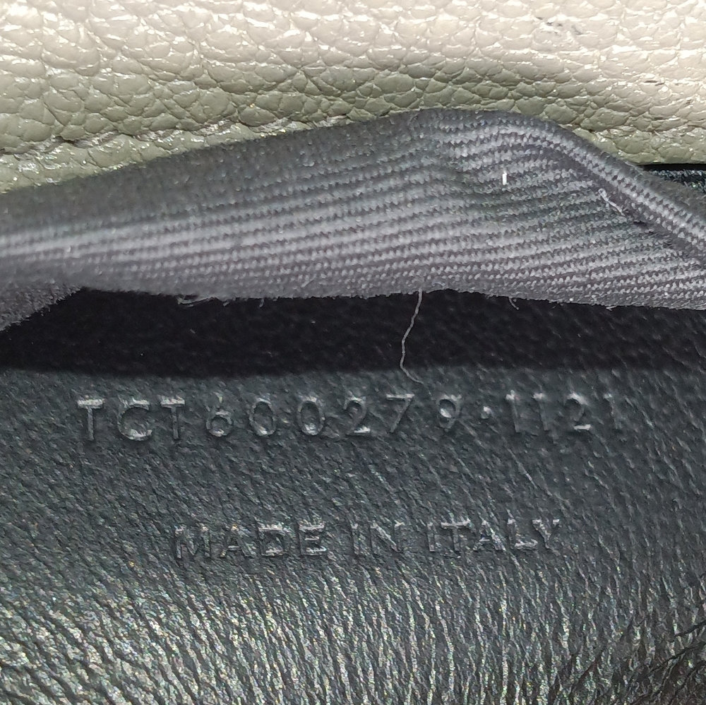 NEW SAINT LAURENT COLLEGE MEDIUM CHAIN BAG IN QUILTED LEATHER GREY GOLD - Picture 14 of 16
